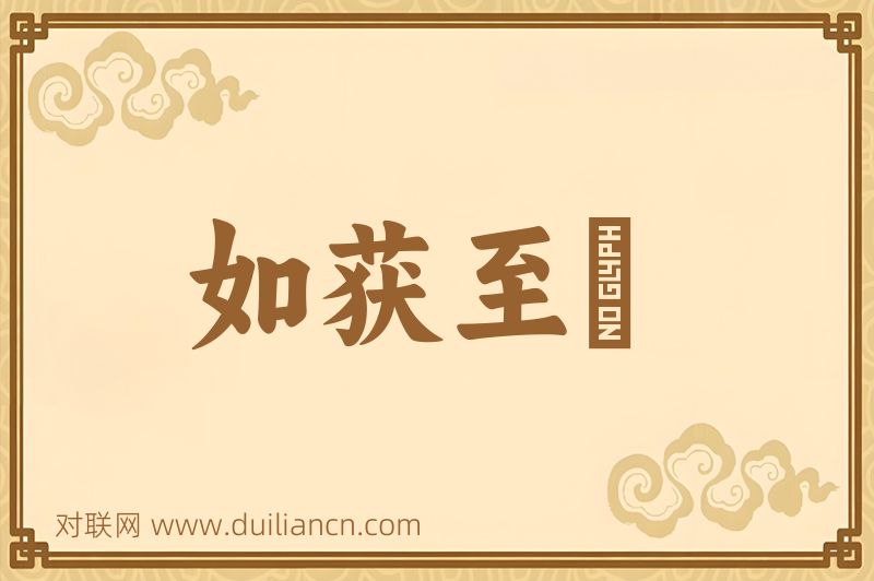 如获至寳词语的意思