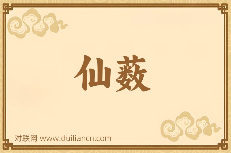 仙薮词语的意思