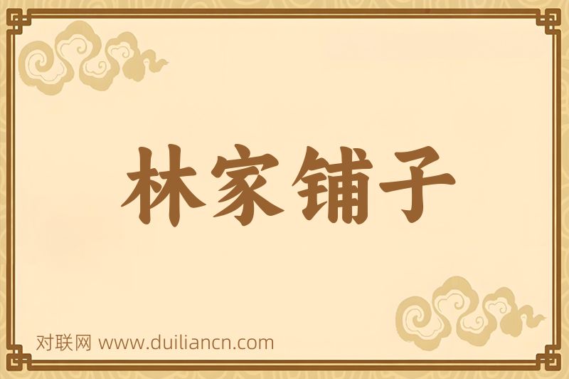 林家铺子词语的意思