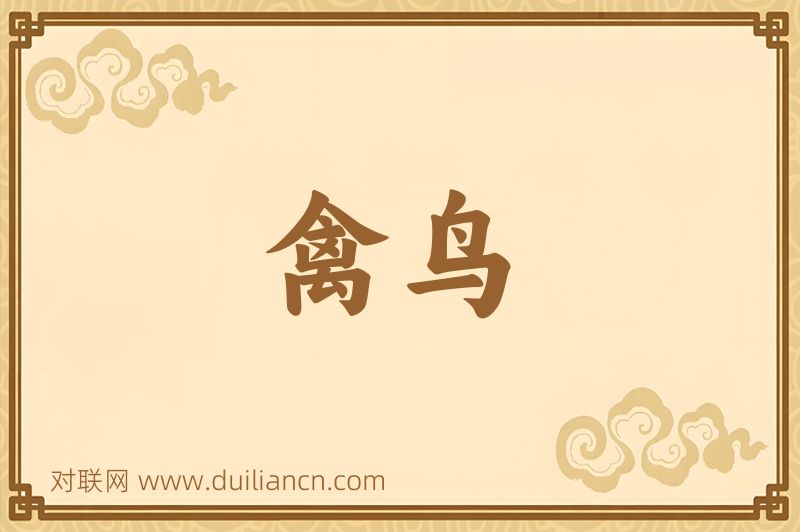 禽鸟词语的意思
