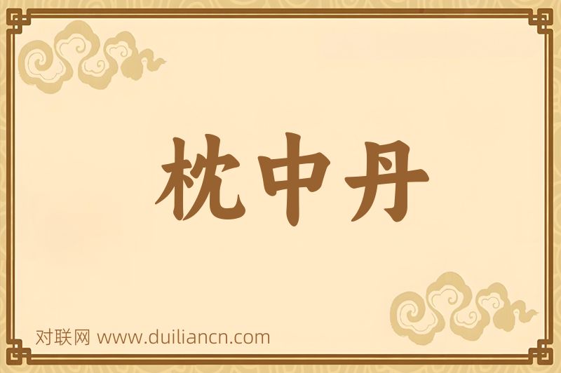 枕中丹词语的意思