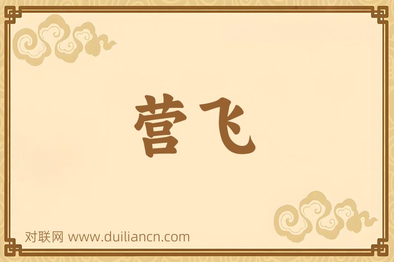 营飞词语的意思