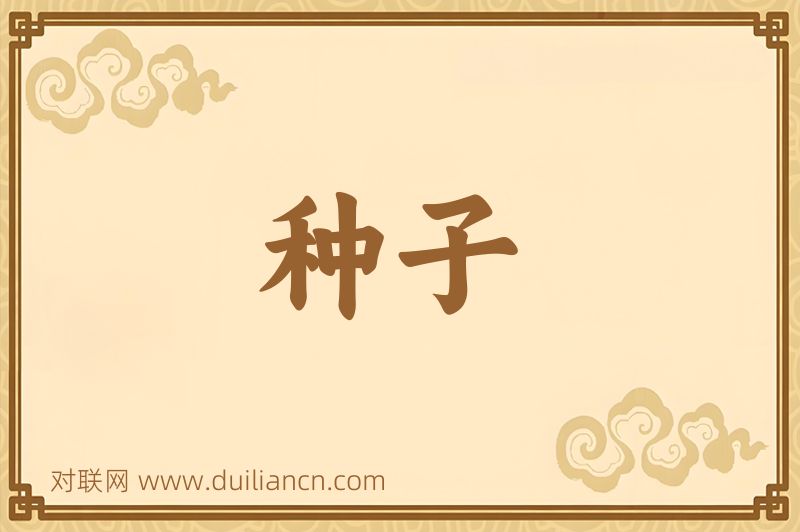 种子词语的意思