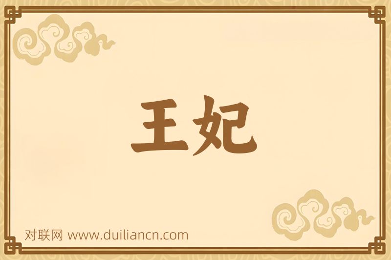 王妃词语的意思