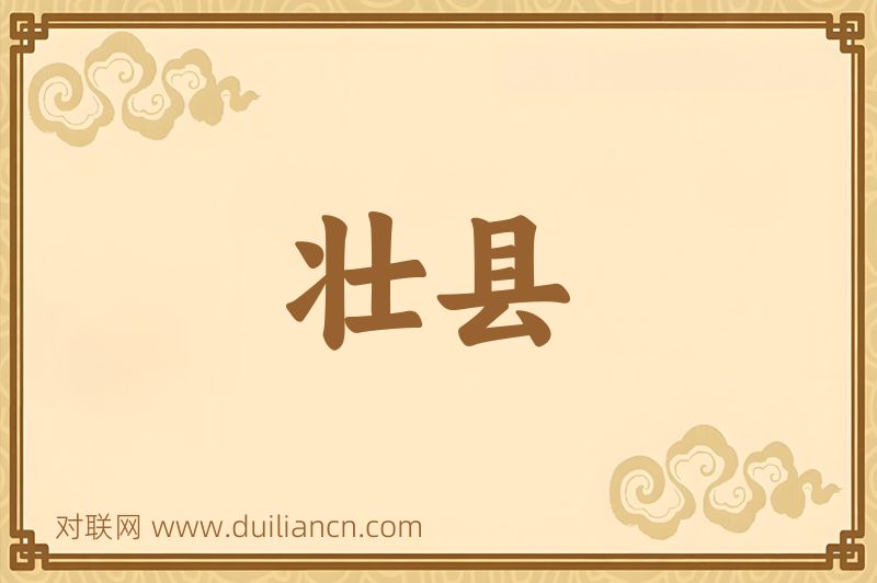 壮县词语的意思