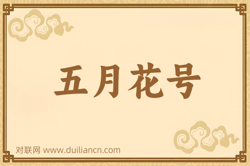 五月花号词语的意思