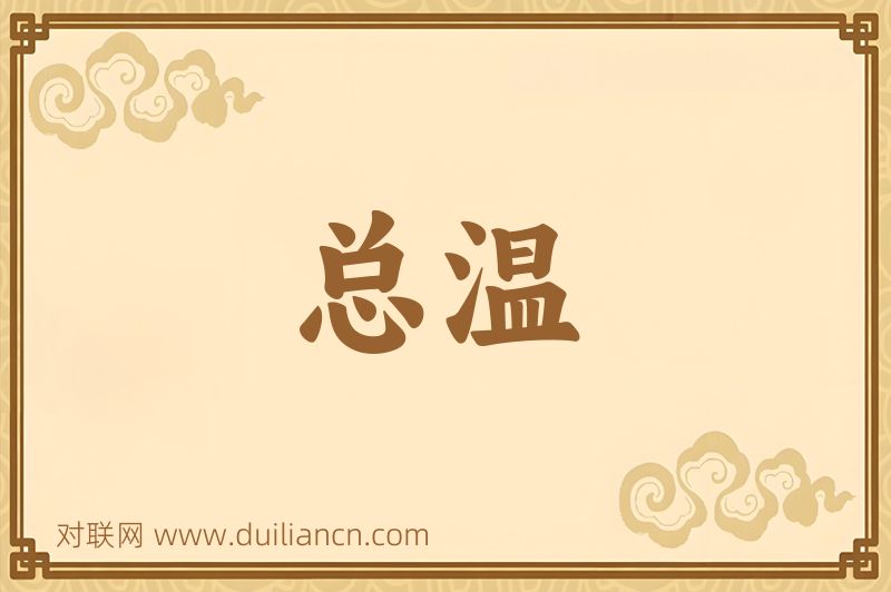 总温词语的意思