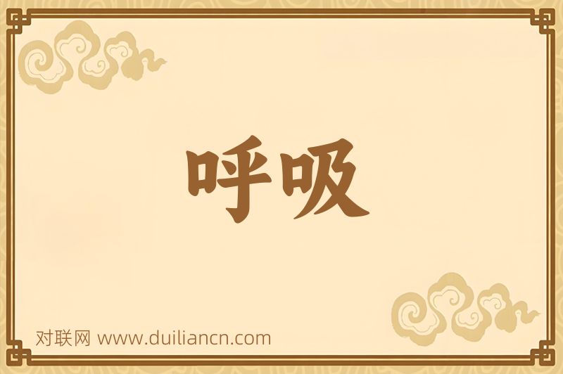 呼吸词语的意思