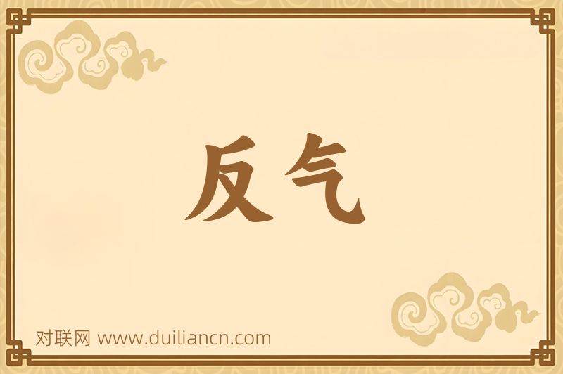 反气词语的意思