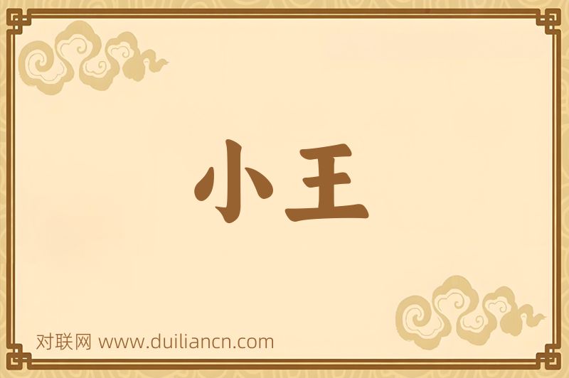 小王词语的意思