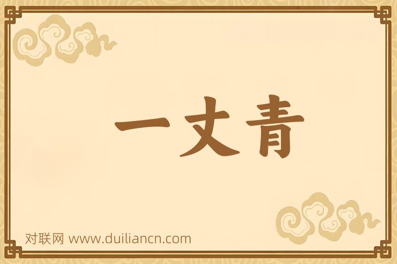 一丈青词语的意思