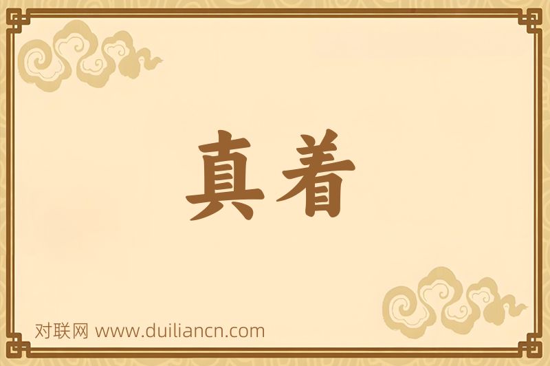 真着词语的意思