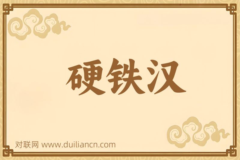 硬铁汉词语的意思