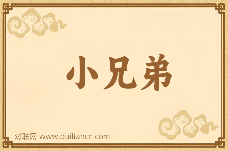 小兄弟词语的意思
