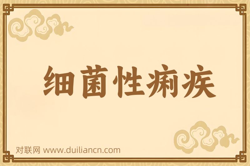 细菌性痢疾词语的意思