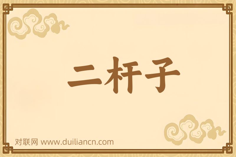 二杆子词语的意思