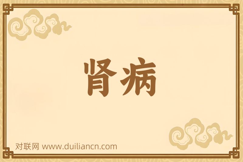 肾病词语的意思