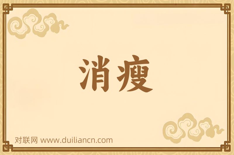 消瘦词语的意思