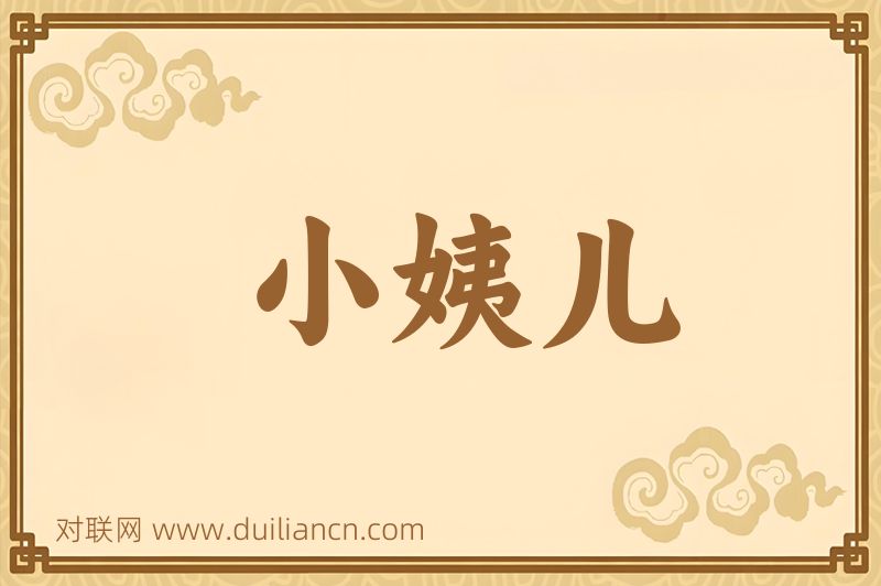 小姨儿词语的意思