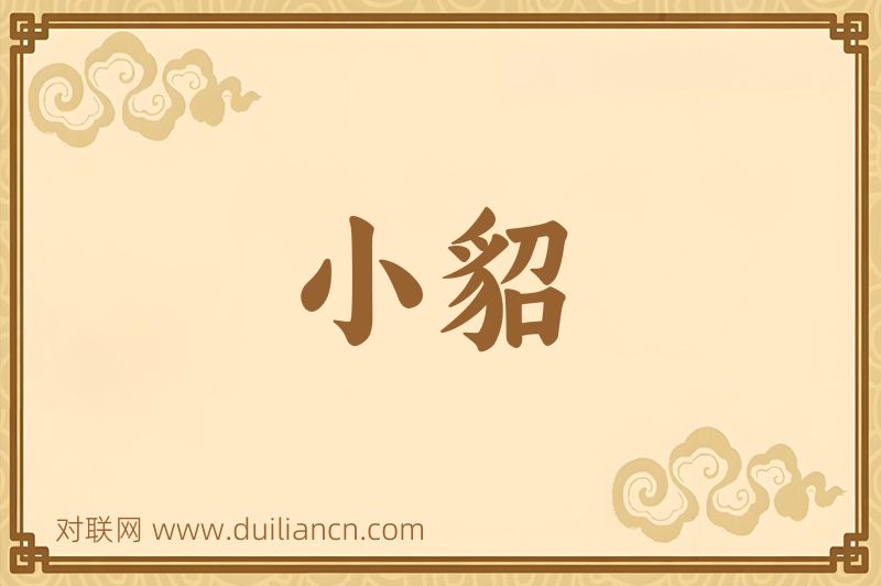 小貂词语的意思