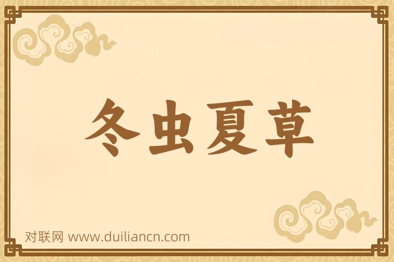 冬虫夏草词语的意思