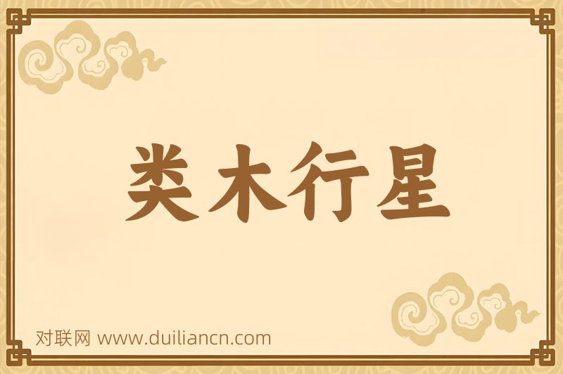 类木行星词语的意思