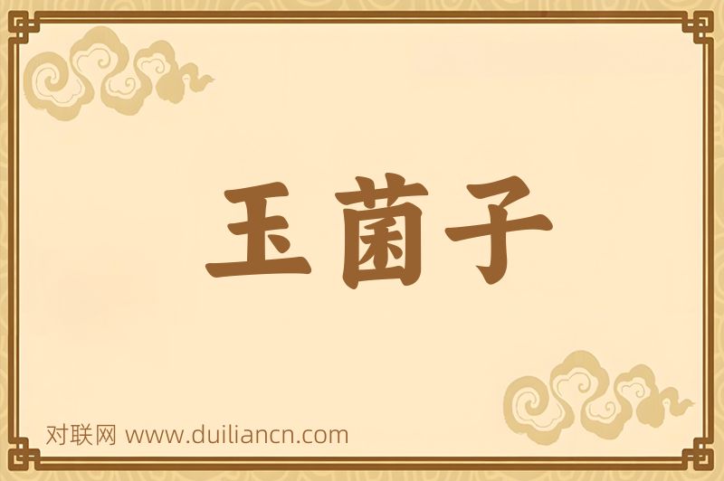 玉菌子词语的意思