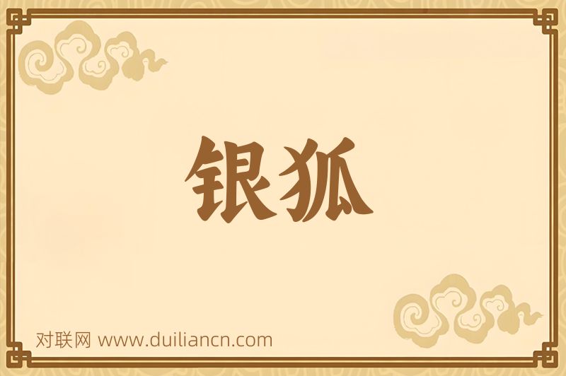 银狐词语的意思