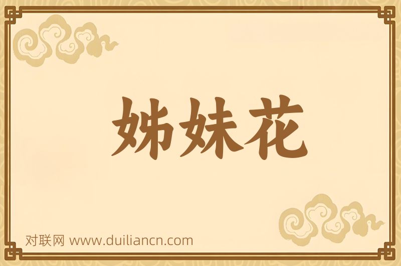 姊妹花词语的意思