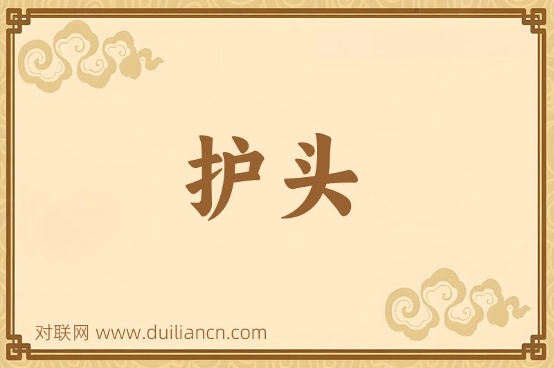 护头词语的意思