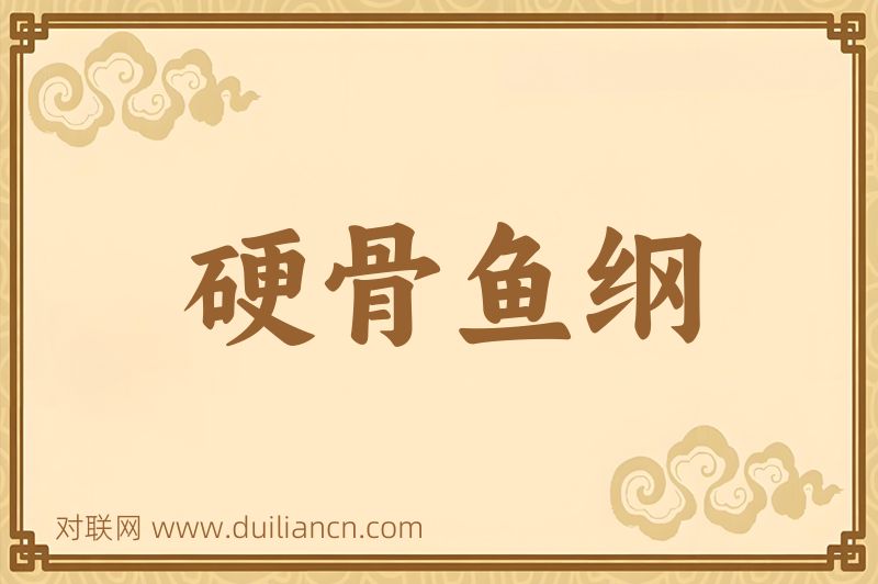硬骨鱼纲词语的意思