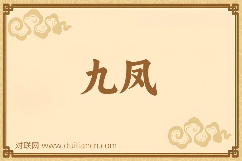 九凤词语的意思