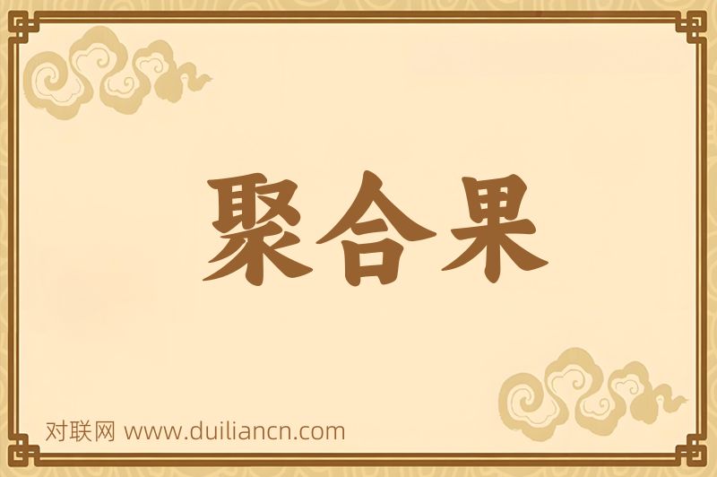 聚合果词语的意思