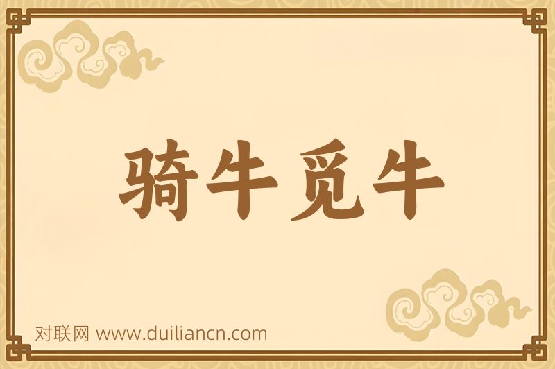 骑牛觅牛词语的意思