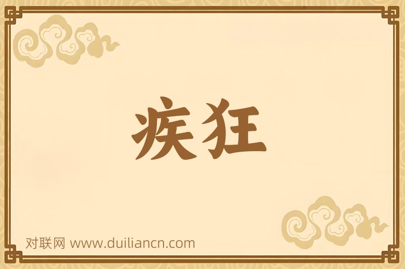 疾狂词语的意思