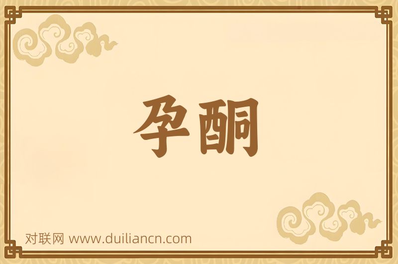 孕酮词语的意思