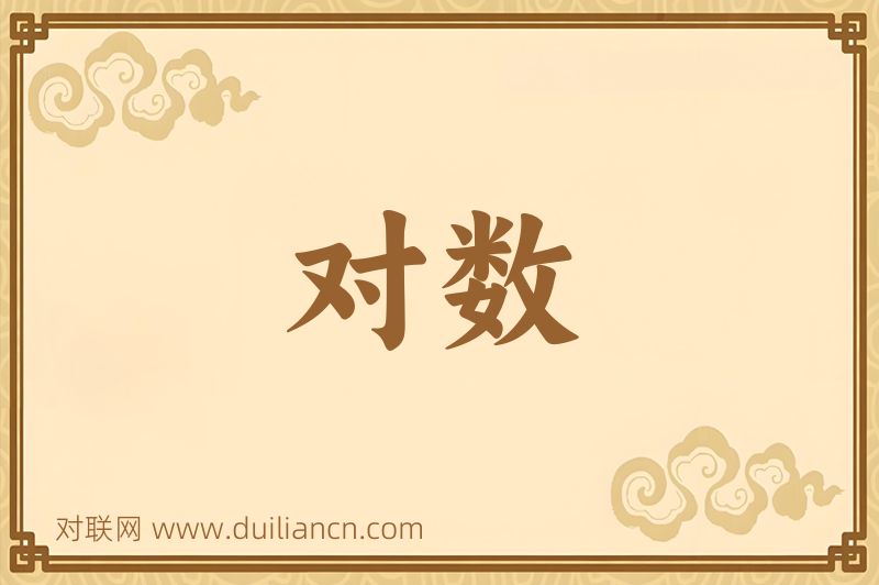 对数词语的意思