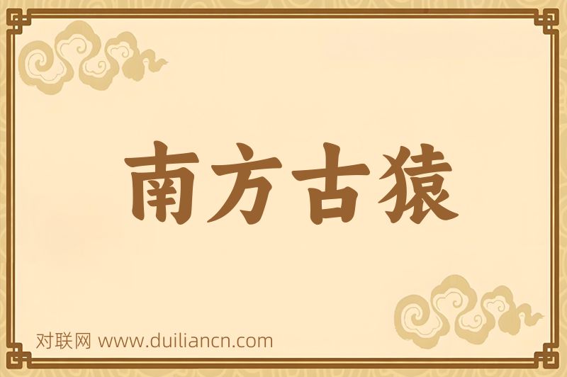 南方古猿词语的意思