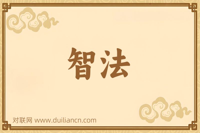 智法词语的意思