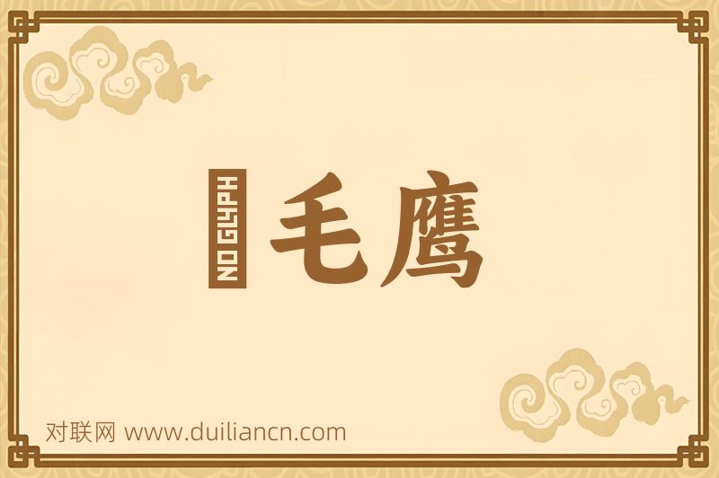 蛓毛鹰词语的意思