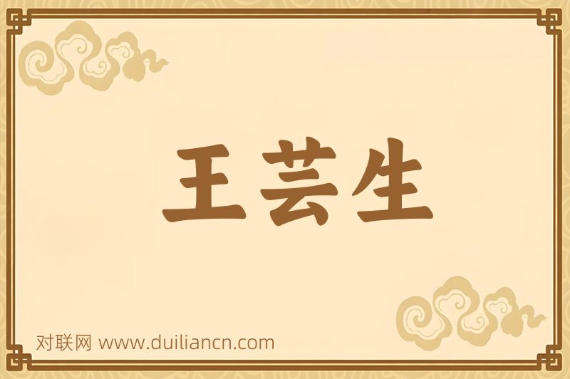 王芸生词语的意思