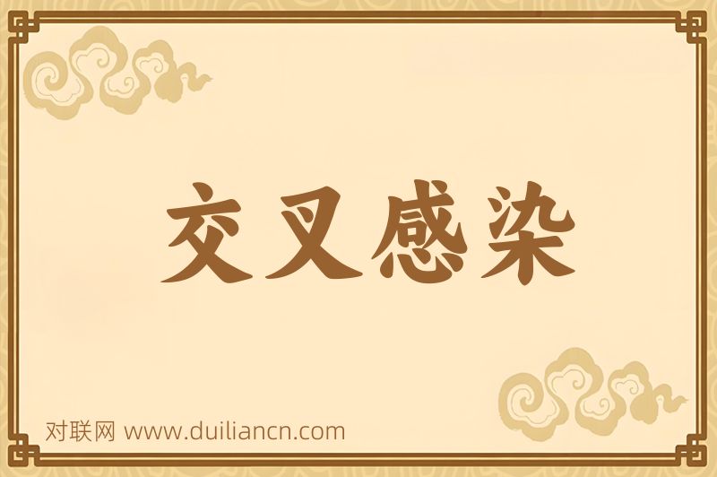 交叉感染词语的意思