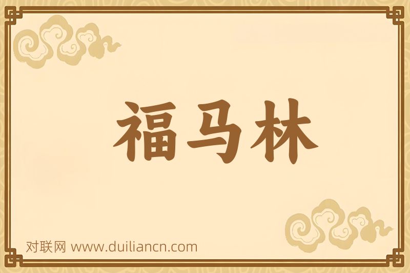 福马林词语的意思